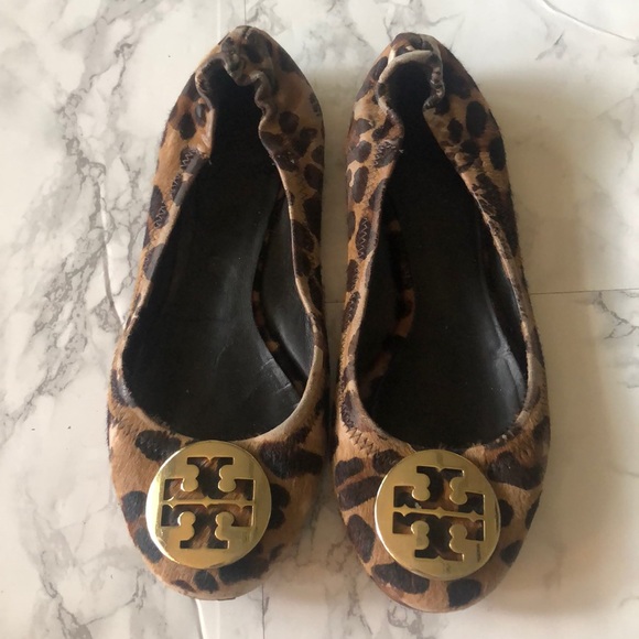 Tory Burch Shoes - 100% Authentic. Tory Burch Reva Leopard flats